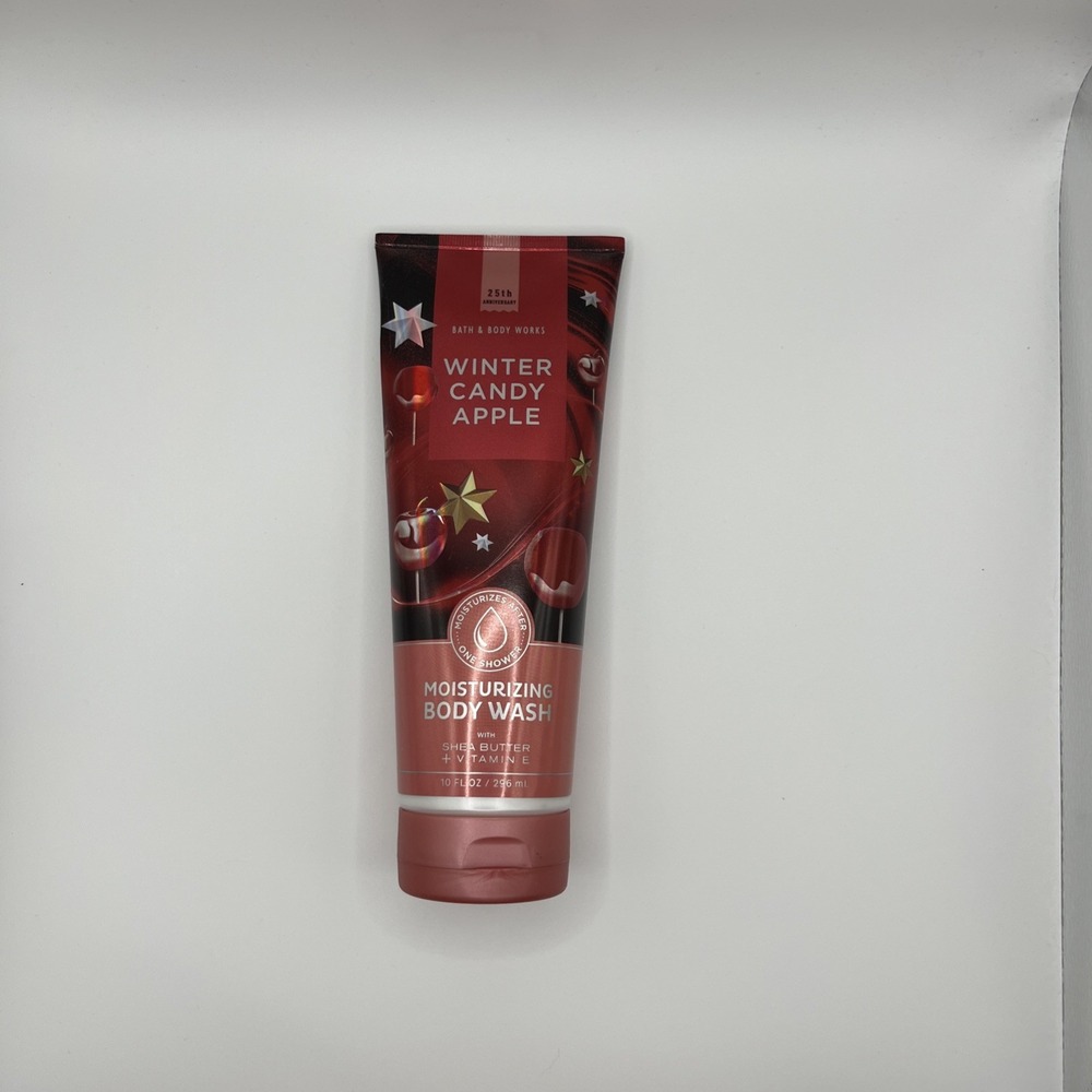 Bath & Body Works Winter Candy Apple Moisturizing Body Wash Shea Butter 10oz